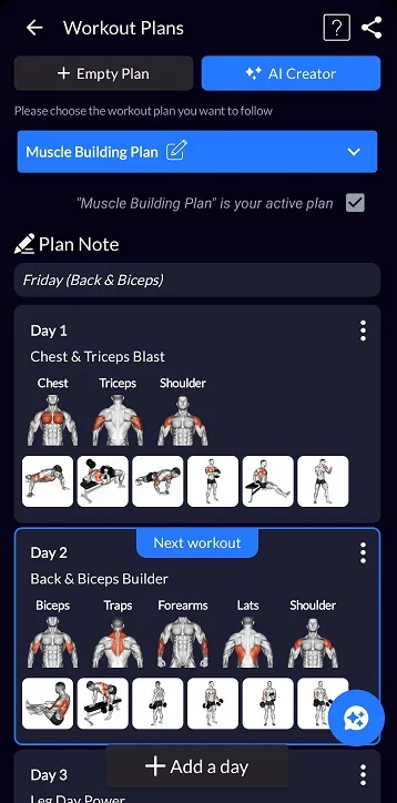 FitAI Workout Plan