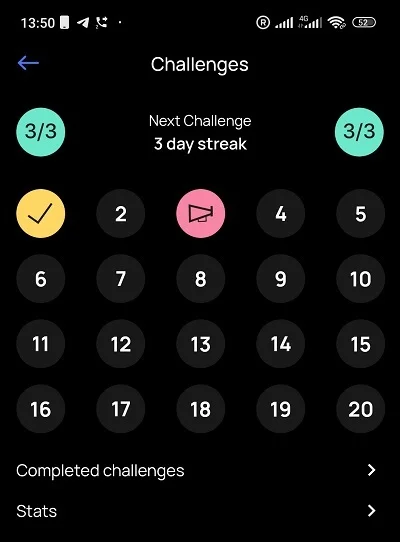 Serenity allows you to participate in Challenges